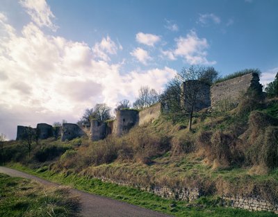 View of the fortifications by French School